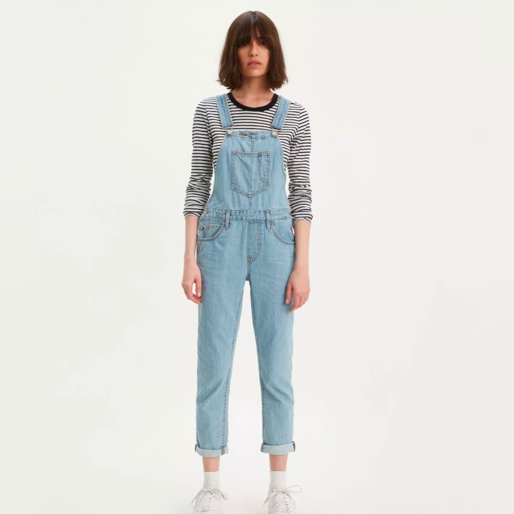 Levi’s overalls - slim leg, light wash, size XS